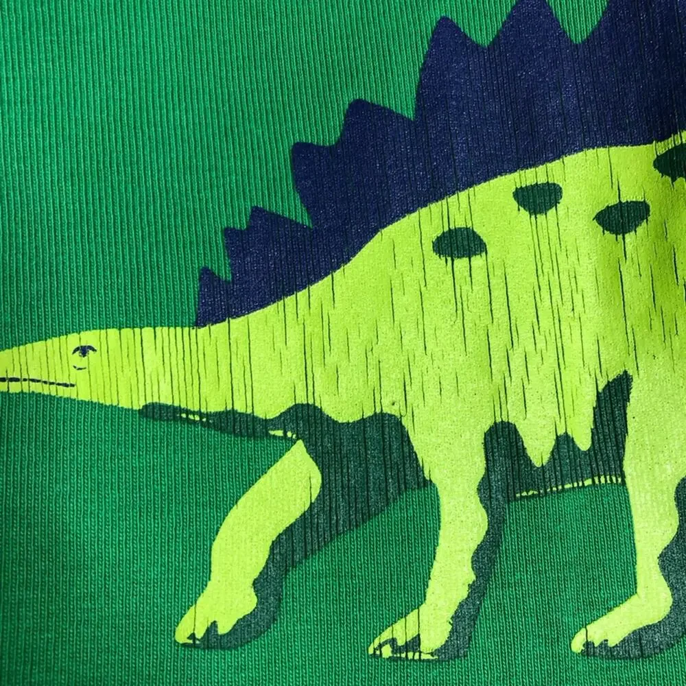 Hanna Andersson Moon and Back green dinosaur pajamas size 140 or US 10
